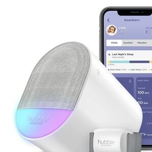 Hubble Guardian+, Wearable Sleep Quality Tracker with Wellness Indicators